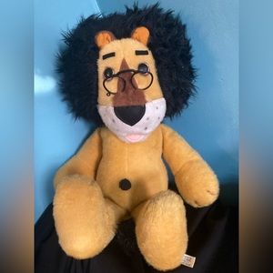 Vintage HUBERT The  Lion HARRIS BANK 24” plush copyright 1971 of Du Pont